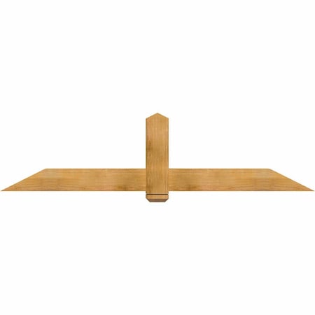 Ekena Millwork Eugene Rough Sawn Timber Gable Bracket, Western Red Cedar, 84"W x 21"H x 6"D x 6"F, 6/12 Pitch GBW084X21X0606EUG00RWR